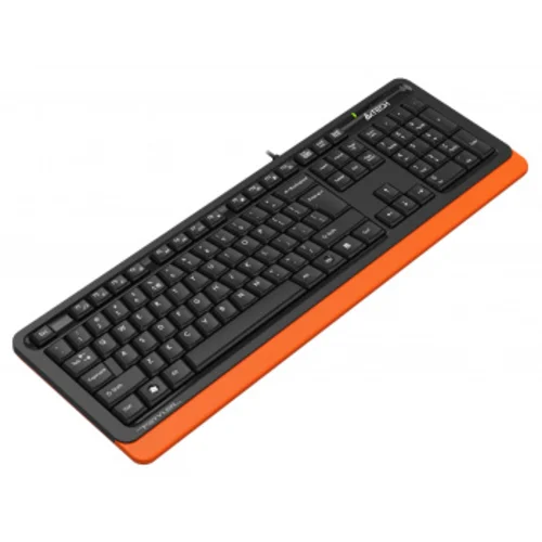 Клавиатура A4Tech Fstyler FKS10 черный/оранжевый USB